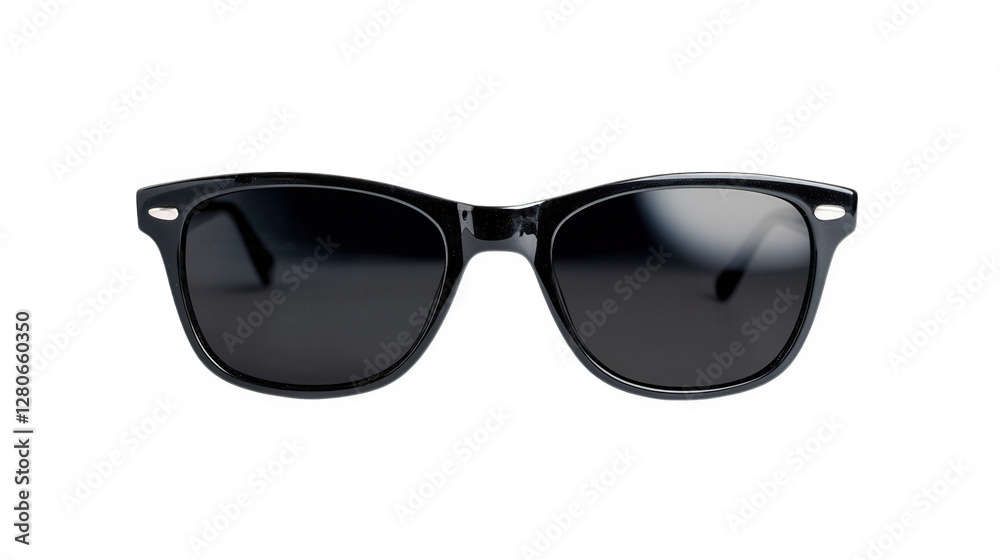 pair of classic black sunglasses with dark lenses. designed to provide eye protection from sunlight while offering a stylish accessory for various outdoor activities their sleek design makes them suit pair of classic black sunglasses with dark lenses. designed to provide eye protection from sunlight while offering a stylish accessory for various outdoor activities their sleek design makes them suit