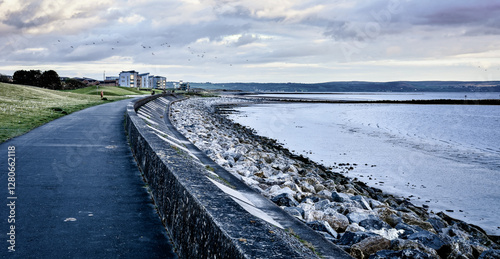 Tableau sur toile Llanelli Waterfront