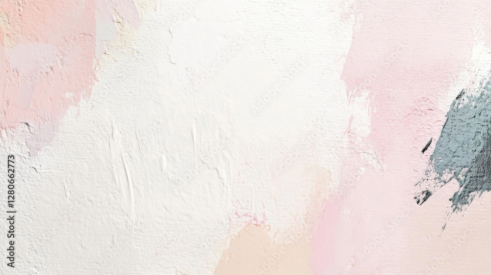 Fototapeta premium Abstract Pastel Painting: A Textured Canvas of Serenity