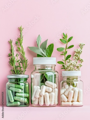 Variety of Food Storage Containers with Ingredients and Bottles