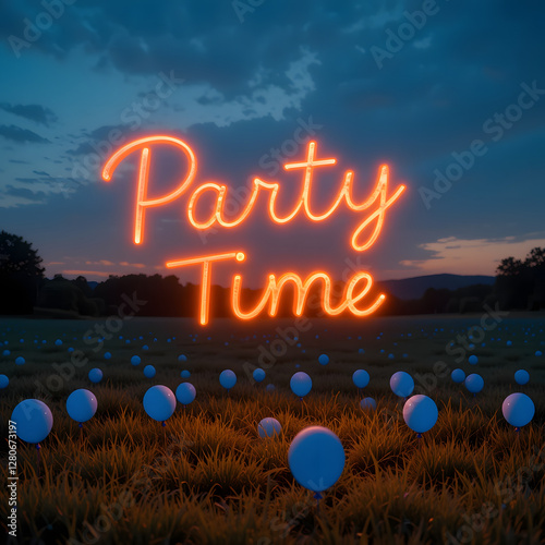Text 'Party Time
