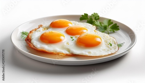 fried egg with bacon