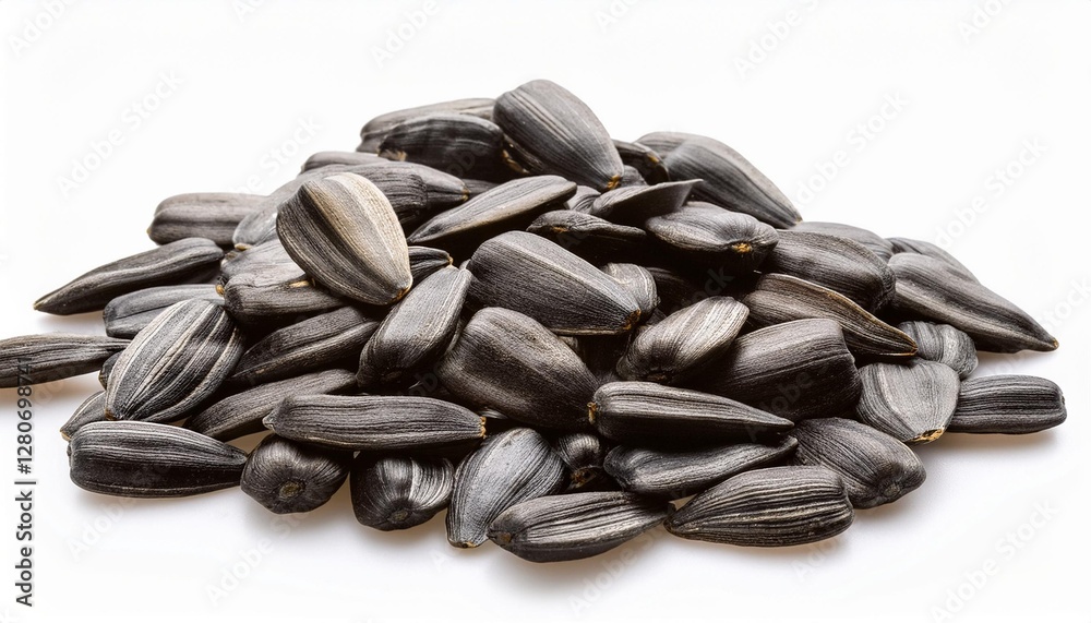 sunflower seeds isolated on white background sunflower seeds isolated on white background
