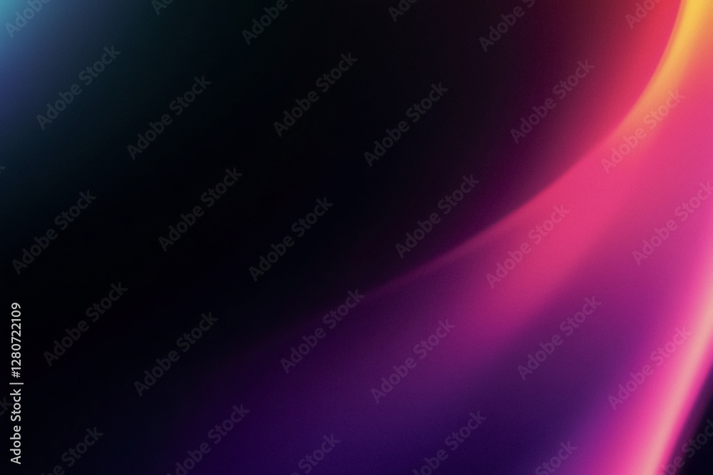 Obraz premium Holographic Plasma Overlays with Futuristic Light Effects, Glowing Neon Colors, and Abstract Textured Patterns – Cyberpunk Design, Shiny Surfaces, Dreamlike Atmosphere for Creative Projects