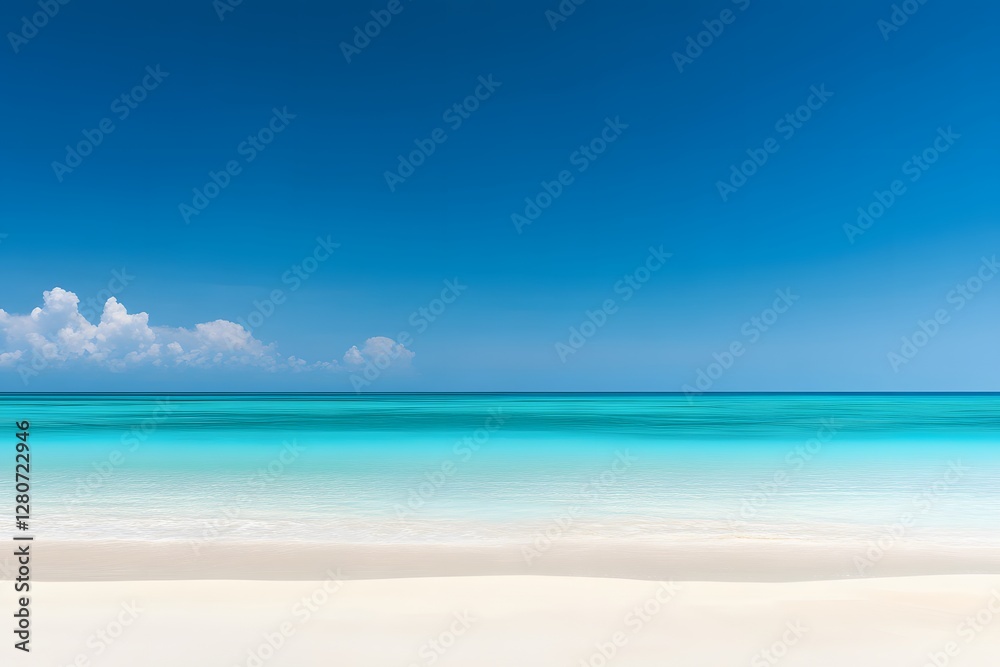 Beautiful summer background with sand on the beach and a blue sky Beautiful summer background with sand on the beach and a blue sky
