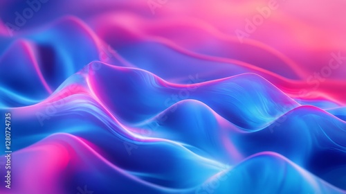 Wallpaper Mural Professional Image Vibrant Abstract Fluid Waves In Torontodigital.ca