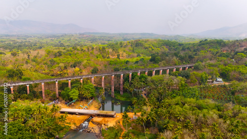 Mathur Aqueduct: Iconic Water Bridge Connecting Villages in Tamil Nadu photo