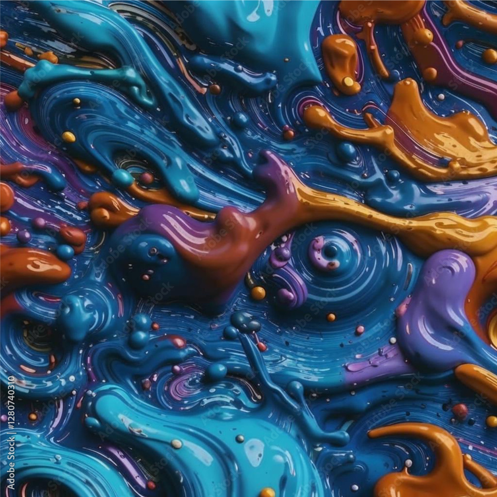 Abstraction of color. Abstraction of color.
