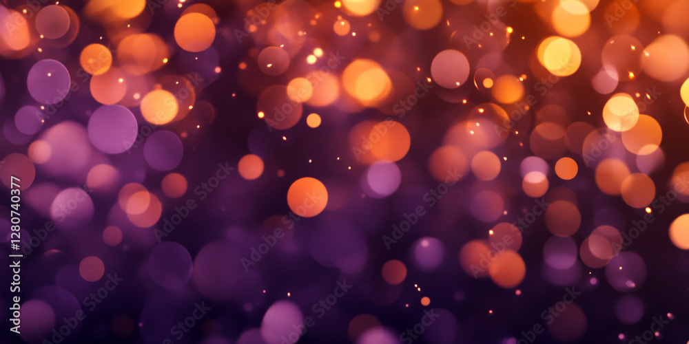 A non-seamless smooth wavy texture, with glowing abstract bokeh in lilac and burnt orange, forming a luxurious and futuristic atmosphere. A non-seamless smooth wavy texture, with glowing abstract bokeh in lilac and burnt orange, forming a luxurious and futuristic atmosphere.
