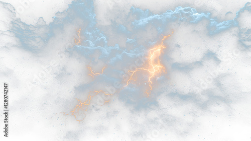 a dark sky with a lot of clouds and lightning