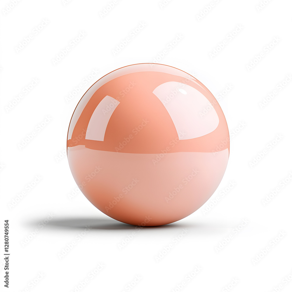 3d glossy glass sphere orb, isolated on a white background 3d glossy glass sphere orb, isolated on a white background