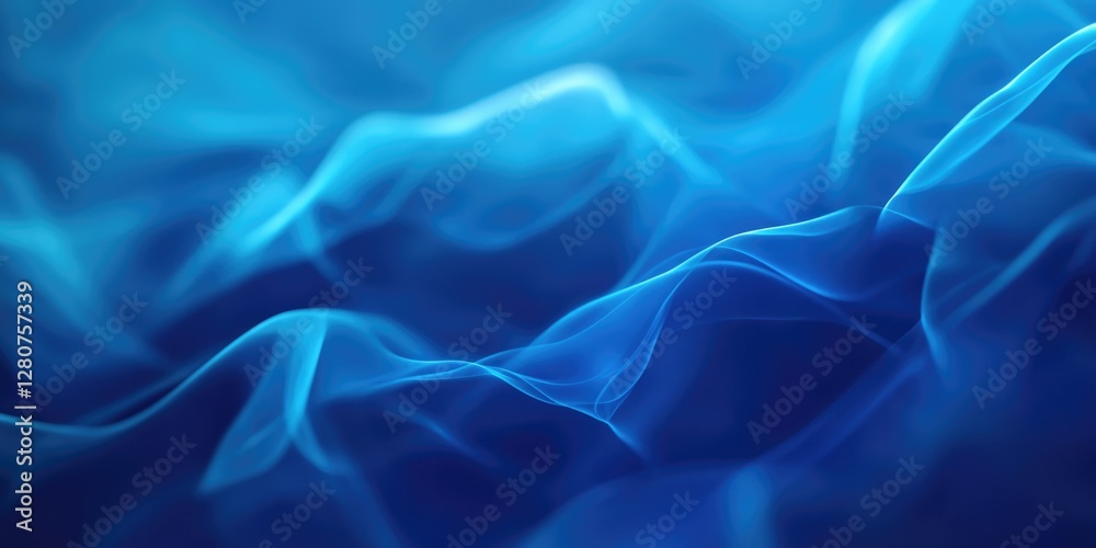 Blue Wave Abstract Blue Wave Abstract