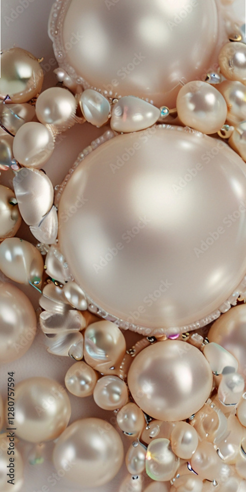 Beautiful pearls macro photography background
Beautiful pearls macro photography background