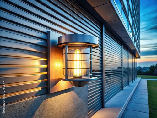 Sleek wall-mounted bulkhead lamps: modern design for indoor and outdoor illumination.