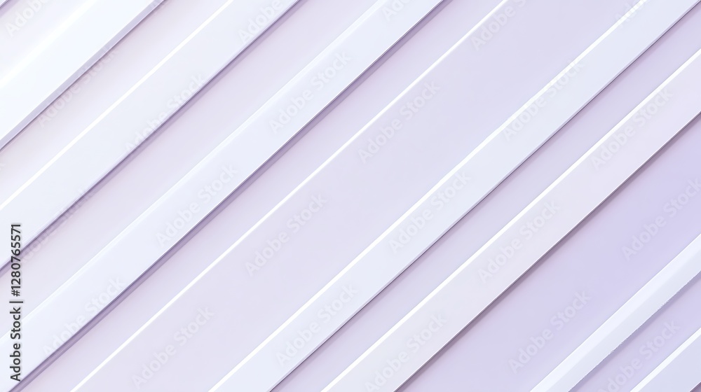 Obraz premium Diagonal White Lines on a Lavender Background