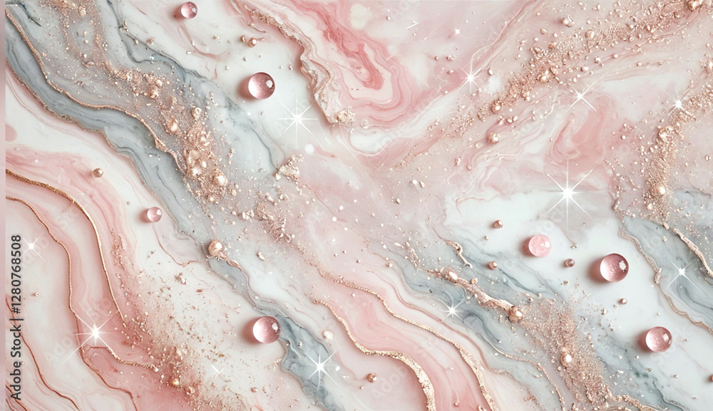 Obraz premium Beautiful pink marble elegant background
