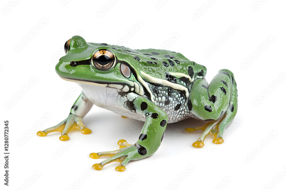 Obraz premium African bullfrog, isolated on white background