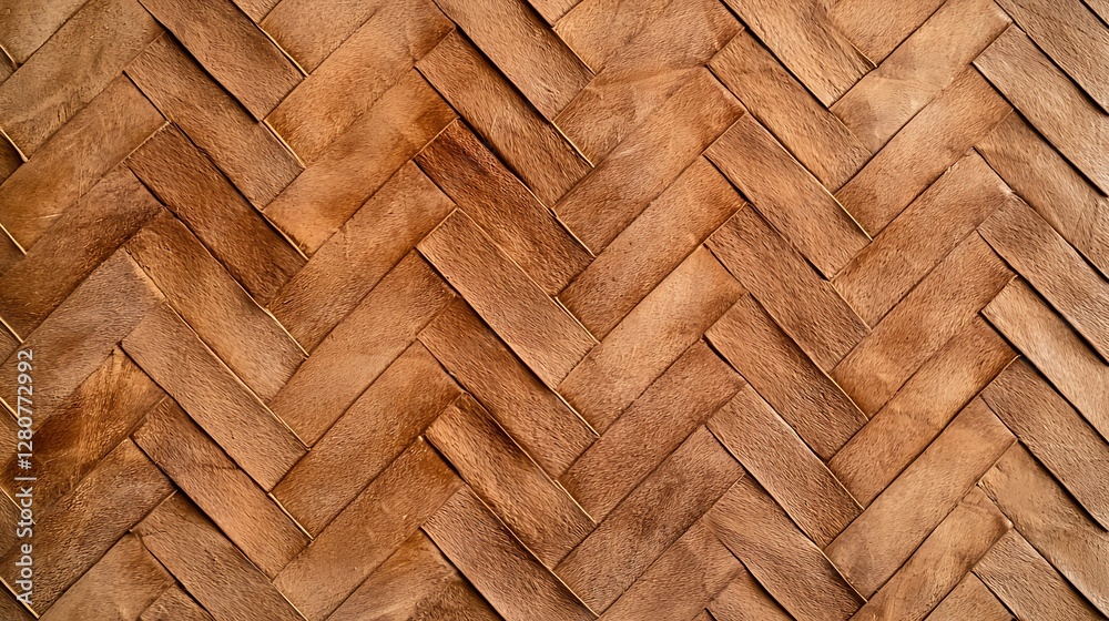 A close-up of a woven pattern featuring a herringbone design in warm, natural tones, showcasing texture and craftsmanship. A close-up of a woven pattern featuring a herringbone design in warm, natural tones, showcasing texture and craftsmanship.