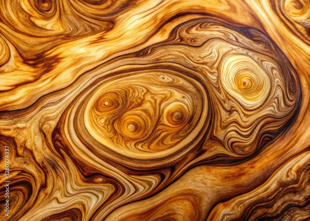 Soaring aerial view captures swirling wood grain; abstract patterns in rich brown and beige. Soaring aerial view captures swirling wood grain; abstract patterns in rich brown and beige.