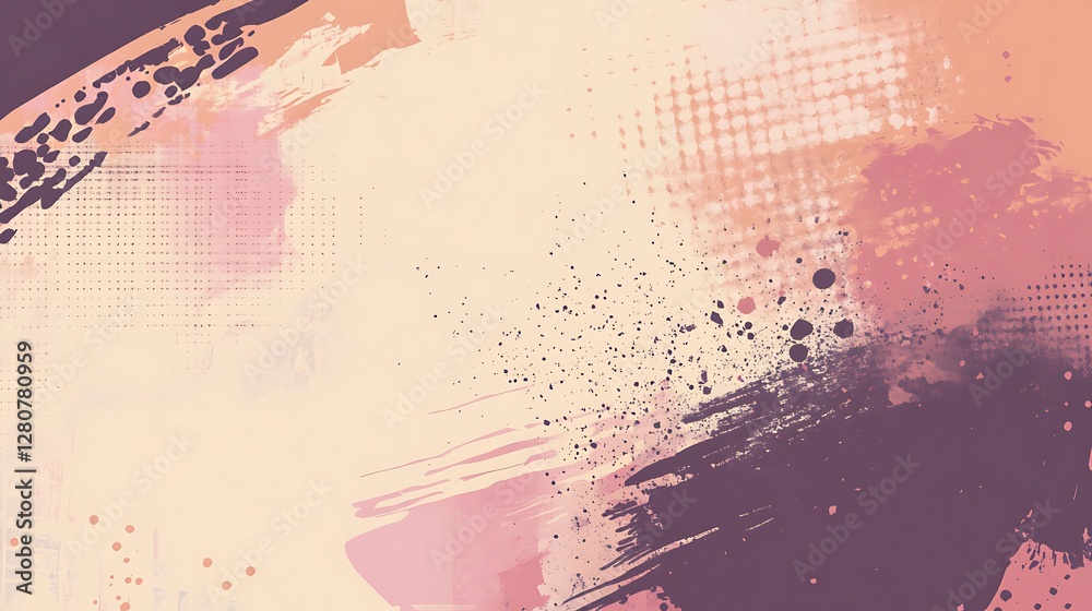 Abstract peach paint strokes background Abstract peach paint strokes background