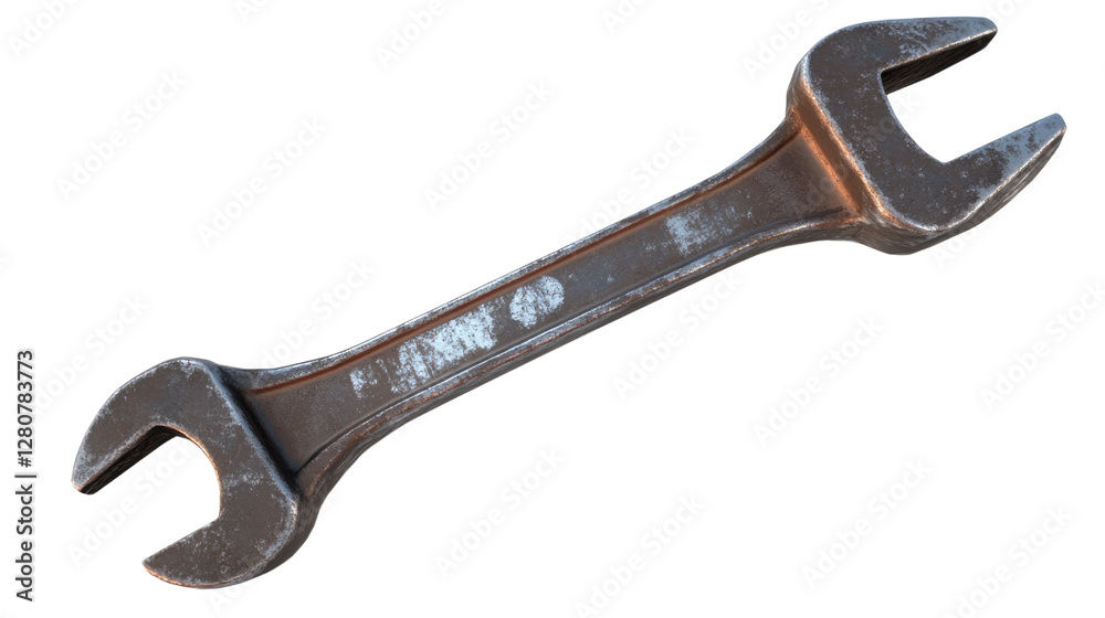 Wrench Close-up: A detailed close-up showcases a single, well-worn wrench, embodying the essence of tools and craftsmanship. Wrench Close-up: A detailed close-up showcases a single, well-worn wrench, embodying the essence of tools and craftsmanship.