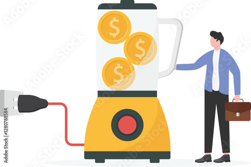Businessmen have problems in their investments, causing the company to go into recession.
