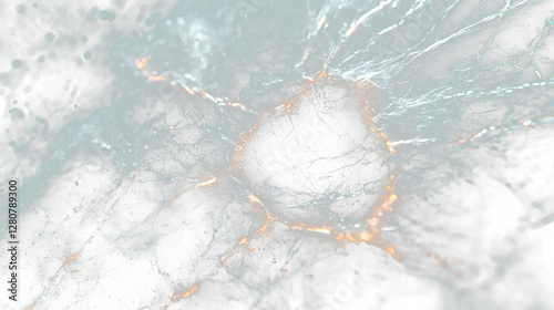 a black hole in the center of a black object