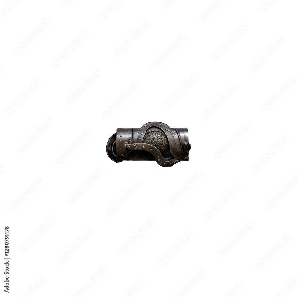 The minus is forged from dark metal, reinforced with rivets, chainmail, a helmet, and shoulder guards. Embodying chivalry and battle, it stands strong, clad in medieval armor. The minus is forged from dark metal, reinforced with rivets, chainmail, a helmet, and shoulder guards. Embodying chivalry and battle, it stands strong, clad in medieval armor.