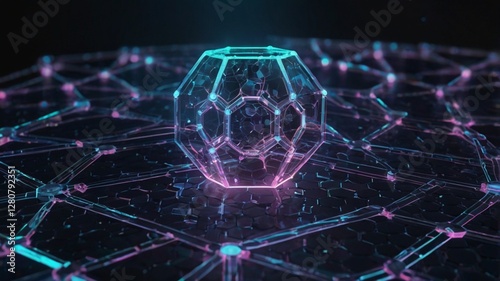 Concept of artificial intelligence, futuristic technology and machine learning