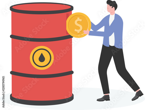 Invests money into crude oil to get return profit, returns from the costs that have been invested.

