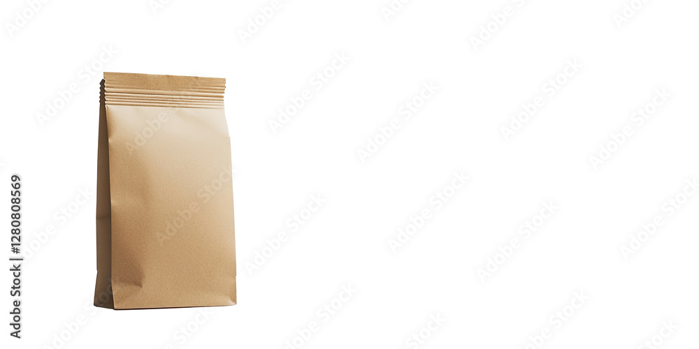 brown zip paper packaging isolated on white transparent background brown zip paper packaging isolated on white transparent background