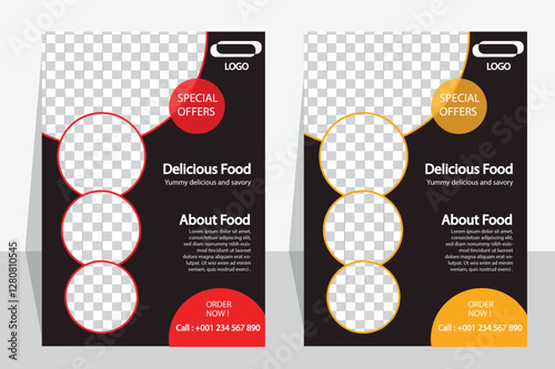 This is a clean,clear and modern Restaurant flyer Design 