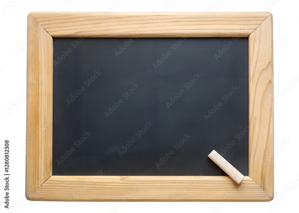 chalkboard with chalk isolated on a white background chalkboard with chalk isolated on a white background
