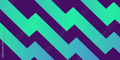 Zigzag Blue Purple Background. EPL Premier League thumbnail video print web background.