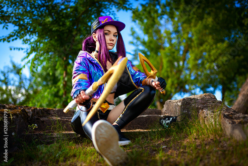 league of legends akali cosplay