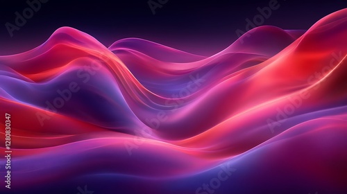 Wallpaper Mural Abstract vibrant flowing lines Torontodigital.ca