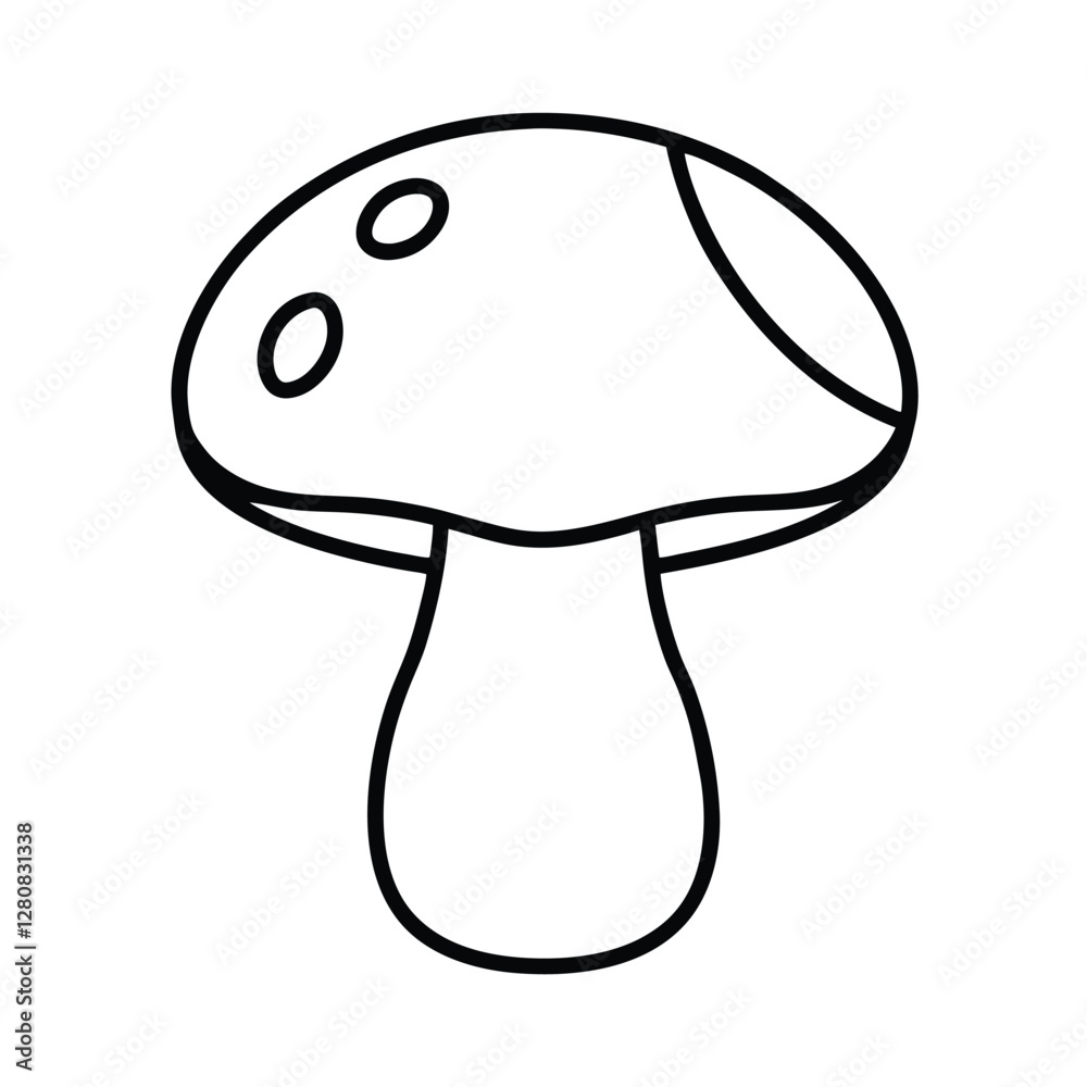 Mushroom vector illustration. Mushroom vector illustration.