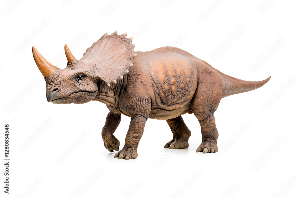 Fototapeta premium Dino triceratops isolated on white background