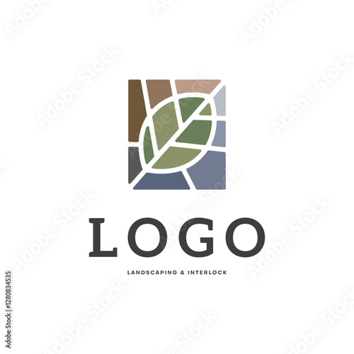Pavement logo. Landscaping and interlock design.