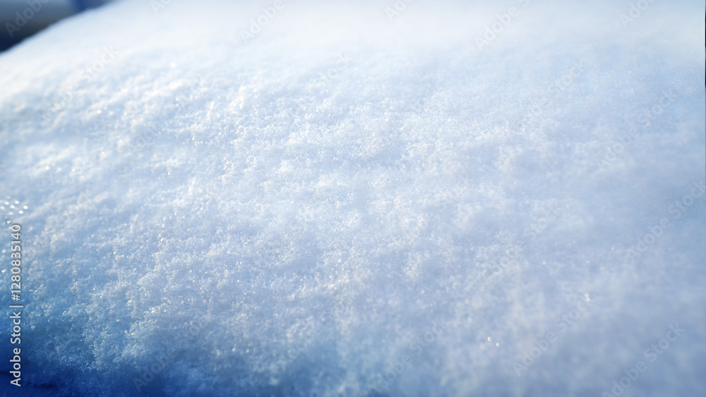 Winter Weather with Snowflakes, Powdery Snow, and White Snowfall Background Winter Weather with Snowflakes, Powdery Snow, and White Snowfall Background