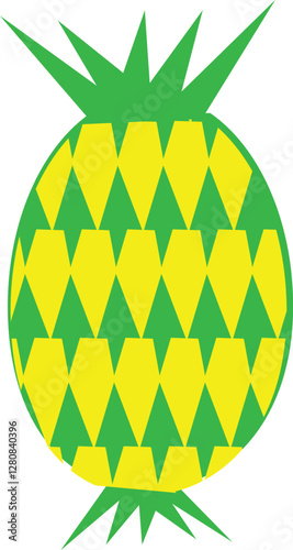 Pineapple  vector icon design illustrator 