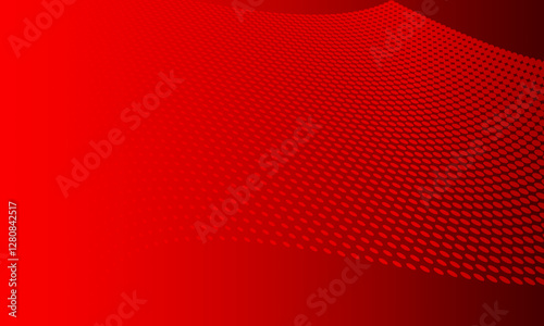 Abstract halftone dots background in red colors