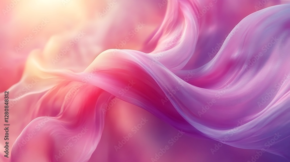 Abstract Flowing Fabric, Soft Colors Abstract Flowing Fabric, Soft Colors