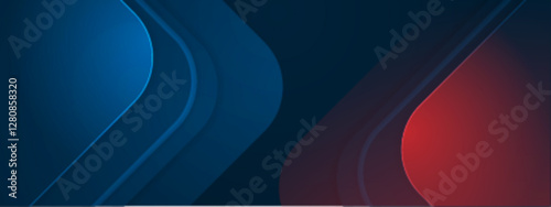 Blue and red abstract background suitable for website banners, social media posts, and digital marketing materials. Great for eye catching designs.