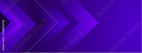 Purple and white abstract design with arrow symbol, suitable for business presentations, web graphics, and digital marketing materials.