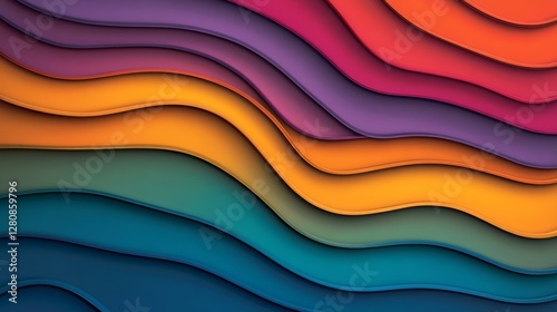 A vibrant gradient and noise-filled background featuring a multicolored gradation and noise texture creates a unique pattern illustration suitable for various designs including wallpapers, posters,