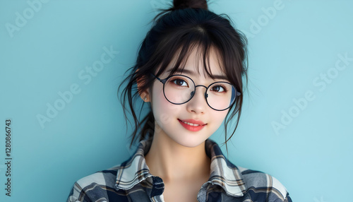 ファンタジーストーリー（アザーブルーの色彩を纏った女性）