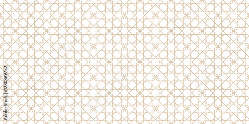 Geometric Islamic Pattern, Classic Arabesque Pattern, Geometric Islamic Ornament