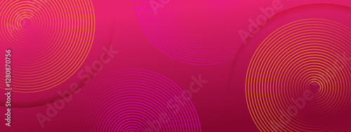 pink and orang gradient abstract design of concentric circles against a vibrant background; Suitable for website backgrounds, digital art projects, and print designs.