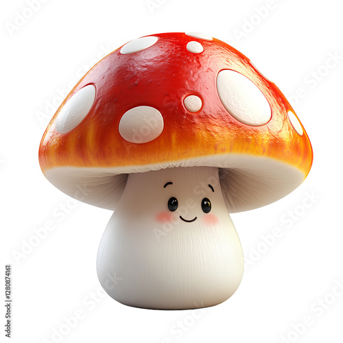 cute red mushroom